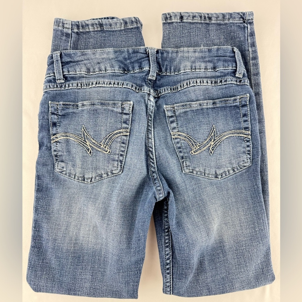 Wrangler Blue Straight Leg Jeans - Picture 2 of 6